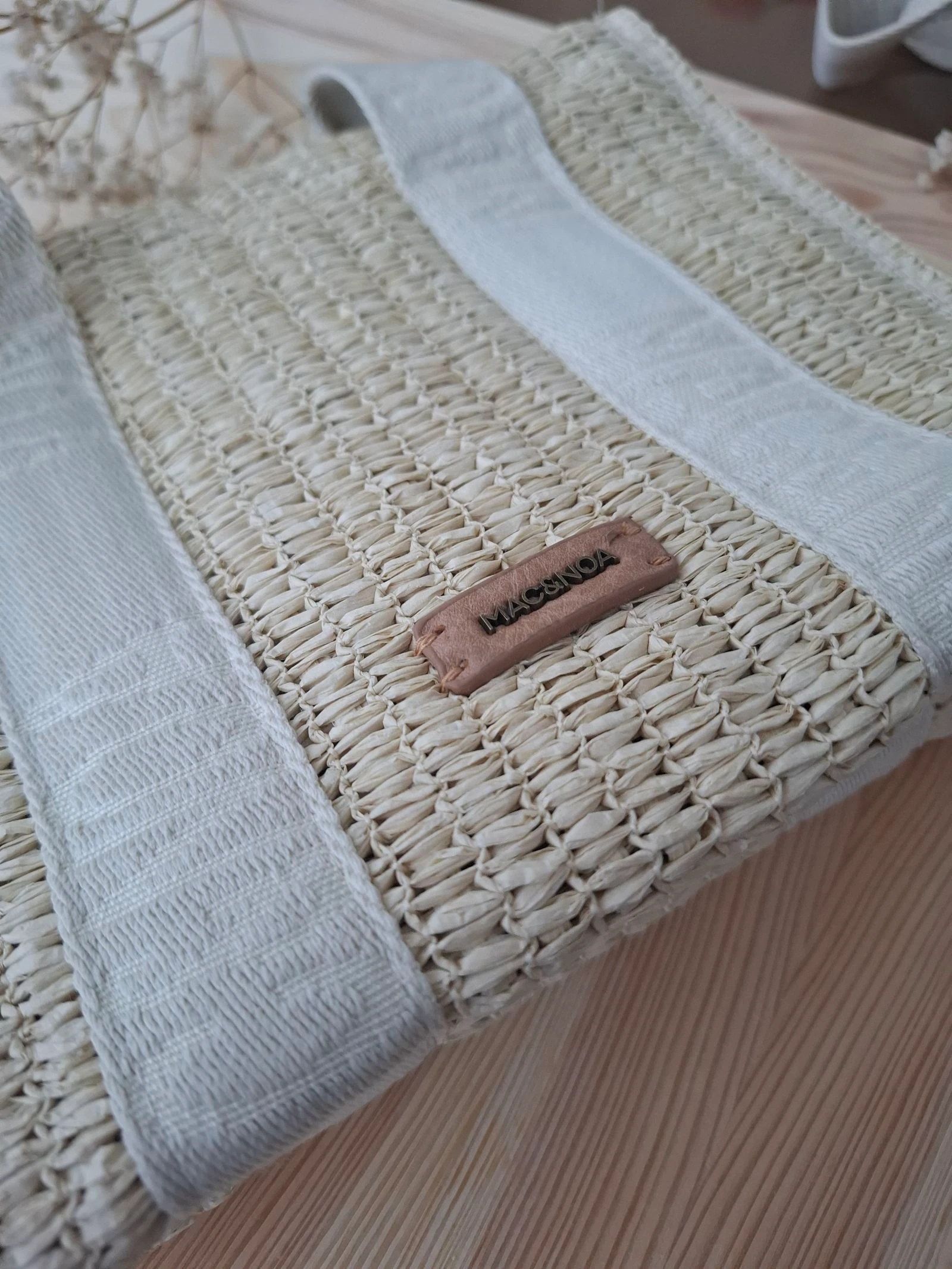 🤎 Sac à main bandoulière effet paille / jute – bohème chic – neuf – photo 6